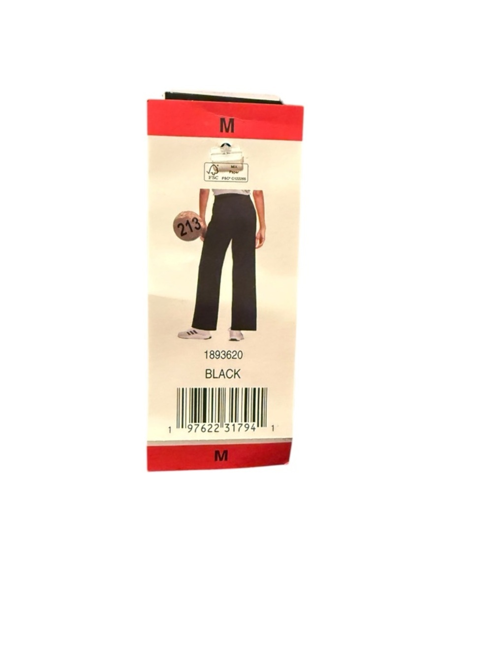 adidas Black Athletic Leggings with Subtle Logo - Picture 4 of 5